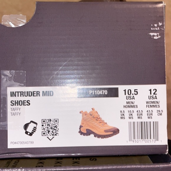 CAT Unisex Intruder Mid Shoe- Taffy main image 5